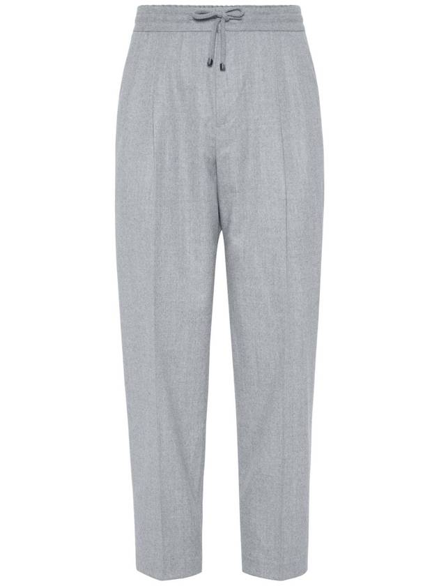 Brunello Cucinelli Trousers Light Grey - BRUNELLO CUCINELLI - BALAAN 2