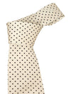 Polka Dot Silk Tie White - DOLCE&GABBANA - BALAAN 2