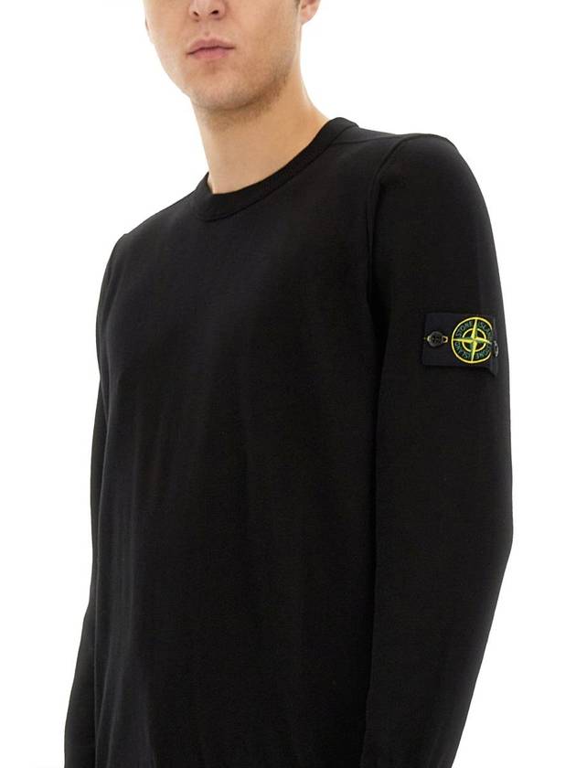 Stone Island Jersey With Logo - STONE ISLAND - BALAAN 4