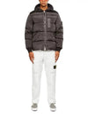 Wappen Patch Metal Econyl Down Padding Charcoal - STONE ISLAND - BALAAN 6