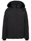 Wyndham Logo Patch Padding Grey - CANADA GOOSE - BALAAN 2