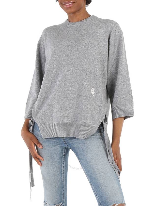 Chloe Grey Wide Cut Cashmere Sweater, Size X-Small - CHLOE - BALAAN 1