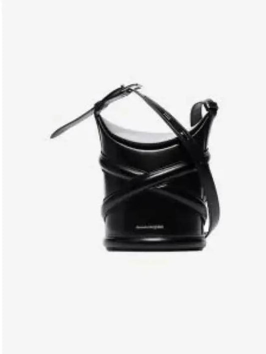 The Curve Small Bucket Bag Black - ALEXANDER MCQUEEN - BALAAN 2