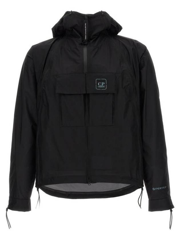 Metropolis Series Pertex Bloom Hooded Jacket Black - CP COMPANY - BALAAN 2