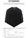 Men's Lens Wappen Crew Neck Knit Top Black - CP COMPANY - BALAAN.