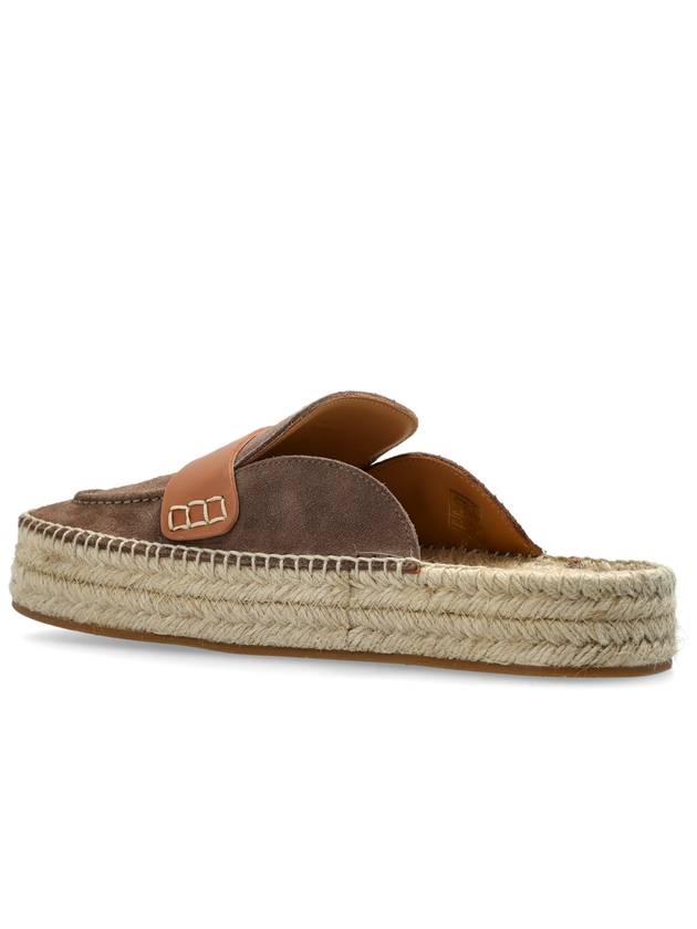 JW Anderson Suede Slides, Women's, Brown - JW ANDERSON - BALAAN 5