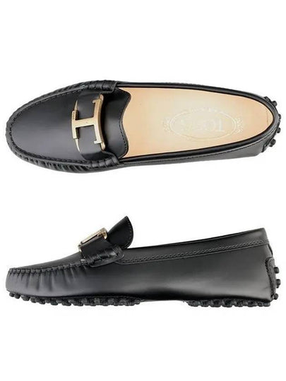 Women's T Timeless Gommino Leather Driving Shoes Black - TOD'S - BALAAN 2