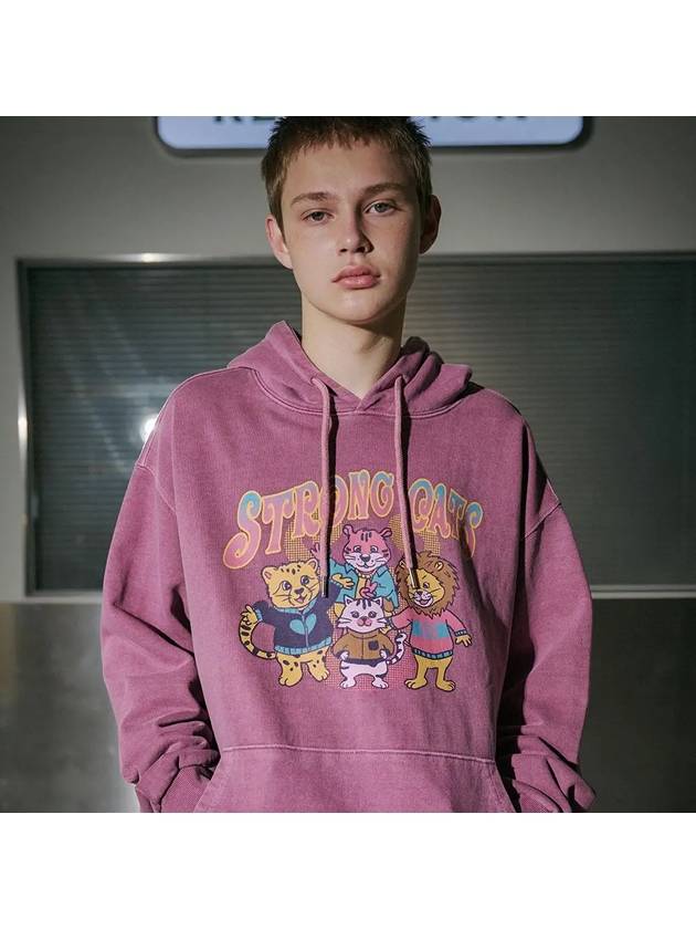 Strong Cats Pigment Hoodie Dusty Pink - CPGN STUDIO - BALAAN 1