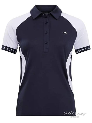 Behati Women s Golf T shirt Navy GWJT04624 - J.LINDEBERG - BALAAN 1