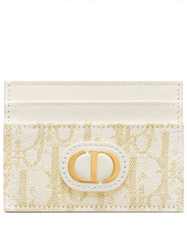 30 Montaigne Freesia Card Wallet Gold Ivory - DIOR - BALAAN 2