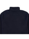 Cotton Wool Blend Turtleneck Black - AMI - BALAAN 4