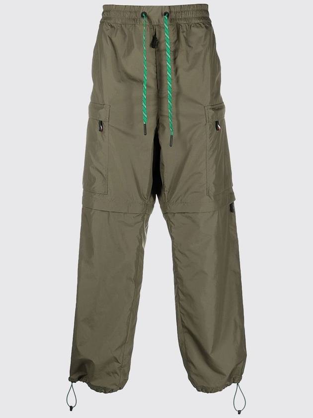 Men's Grenoble Dynamic Cargo Track Pants Green - MONCLER - BALAAN 2