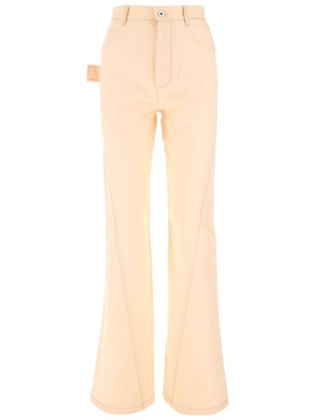 straight pants beige - BOTTEGA VENETA - BALAAN 2