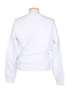 Embroidered Patch Crew Neck Sweatshirt White - KENZO - BALAAN 4