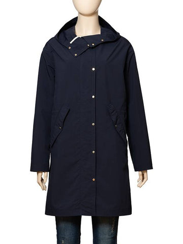 Women's Wappen Trench Raincoat Navy NEMUNAS I1 954 1C00006 5499N - MONCLER - BALAAN 1