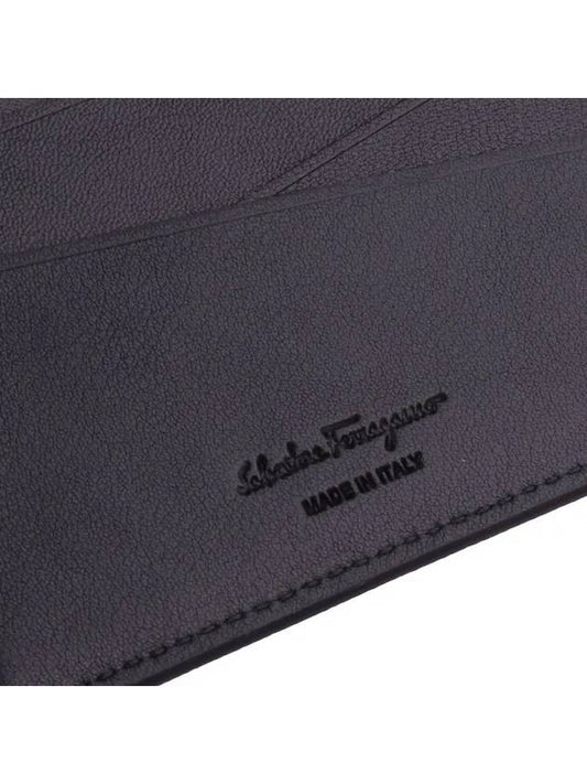 FERRAGAMO Gancini Card Case 66 A075 NERO - SALVATORE FERRAGAMO - BALAAN 2