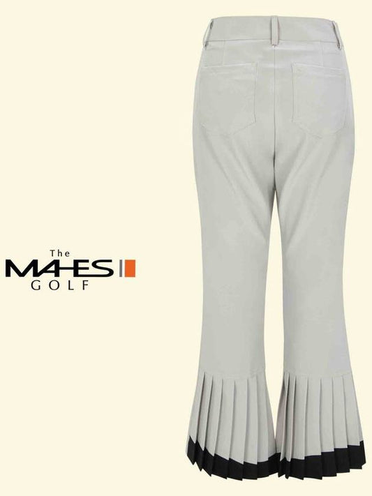 Orange Label Siwon Material Bootcut Pleated Pants Women s Beige GPW8152 - MAHES - BALAAN 2