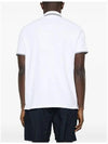 Stretch Cotton Pique Short Sleeve Polo Shirt White - STONE ISLAND - BALAAN 5