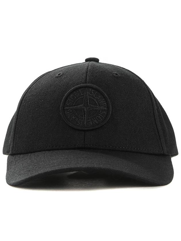 Embroidered Logo Ball Cap Black - STONE ISLAND - BALAAN 2