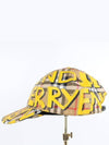 Yellow Graffiti Ball Cap Hat - BURBERRY - BALAAN 3