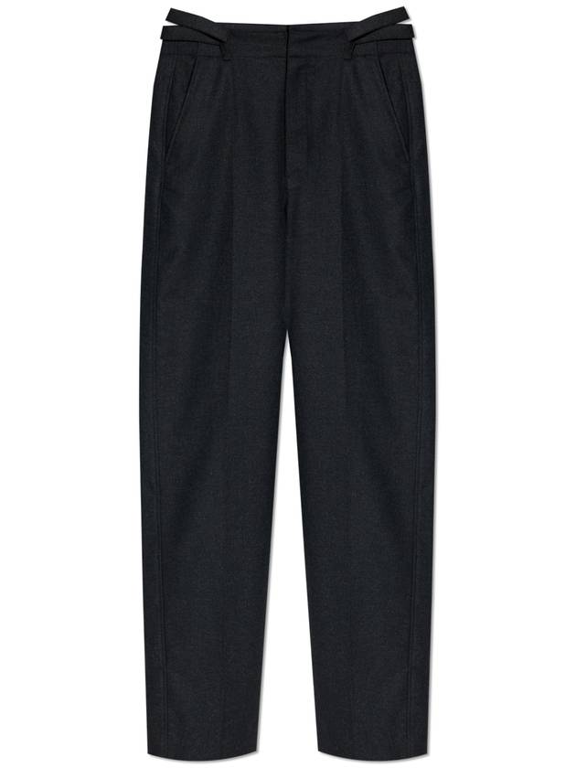 Lemaire Trousers With Cashmere Finish, Women's, Black - LEMAIRE - BALAAN 1