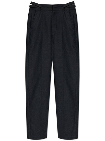 Lemaire Trousers With Cashmere Finish, Women's, Black - LEMAIRE - BALAAN 1