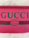 Daol Sangin Store Logo Leather Belt Bag Pink 493869 Condition A - GUCCI - BALAAN 5