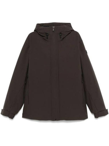 Liz Zip-Up Hoodie Brown - MONCLER - BALAAN 1