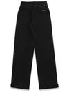 Pants Straight Fit Pants Black MCFW23PT 2BK - MACKY - BALAAN 3