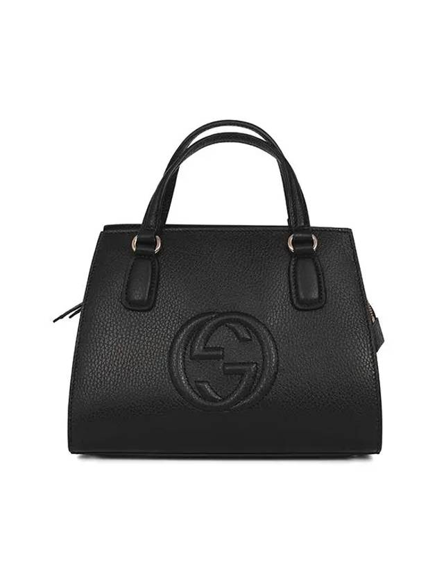 Soho Small Tote Bag Black - GUCCI - BALAAN 3