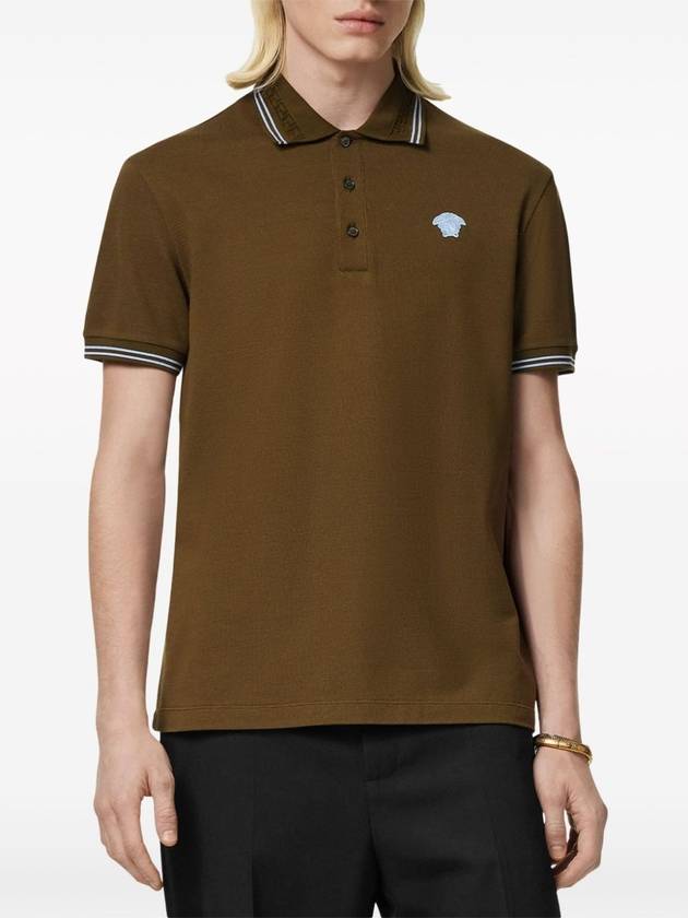 Medusa Polo Shirt 10139101A09860 - VERSACE - BALAAN 4