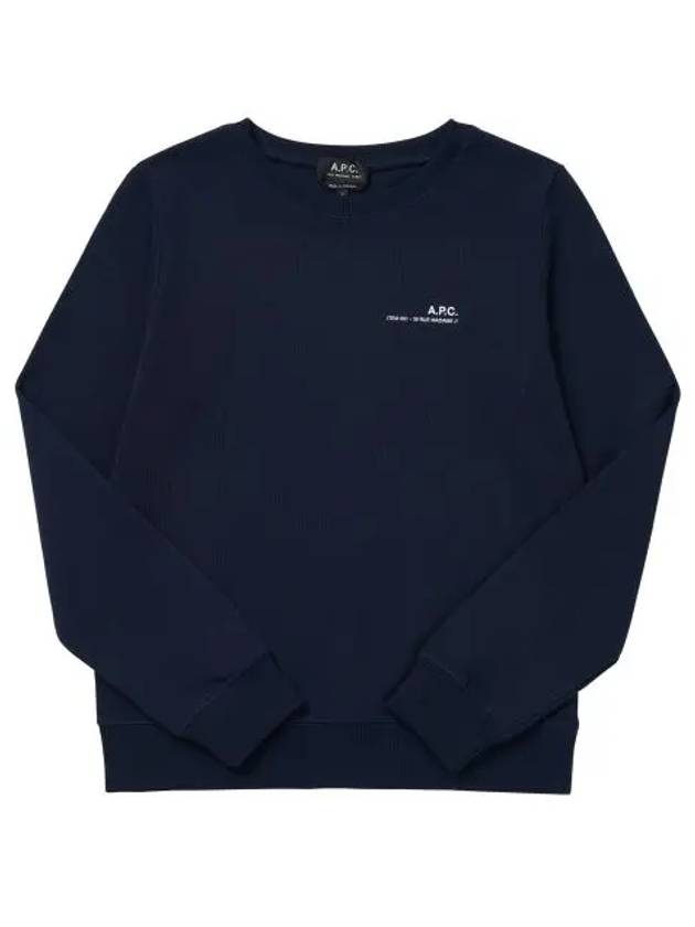 WoMen's Item F Sweatshirt Navy - A.P.C. - BALAAN 3