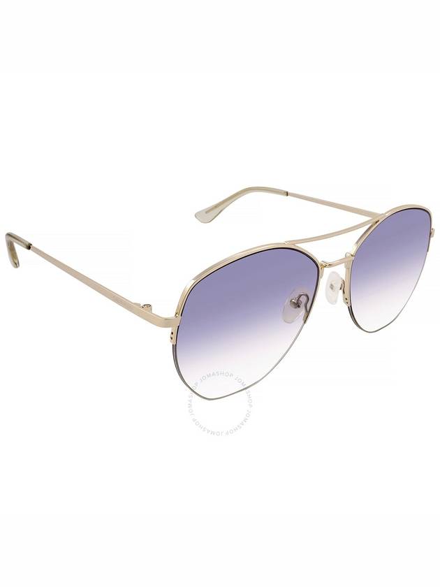 Calvin Klein Blue Gradient Pilot Ladies Sunglasses CK20121S 717 57 - CALVIN KLEIN - BALAAN 3