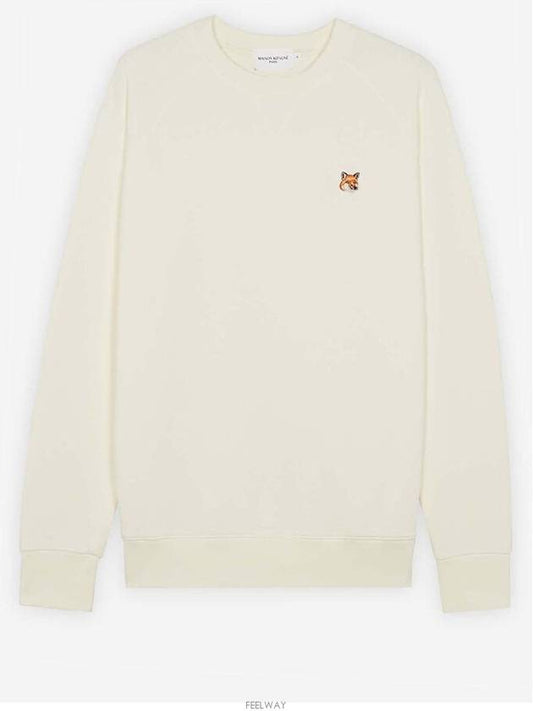 Fox Head Patch Classic Sweatshirt Ecru - MAISON KITSUNE - BALAAN 2