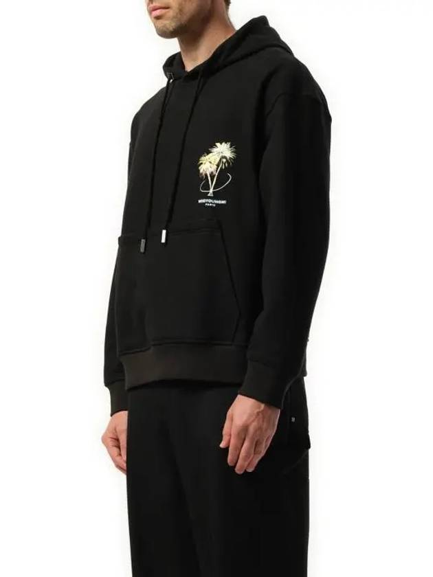 Palm Tree Hoodie Black - WOOYOUNGMI - BALAAN 5