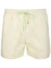 Allover FF Karligraphy Swim Shorts Green - FENDI - BALAAN 1