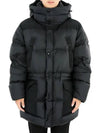 Men's Detachable Hooded Down Padding Black - BURBERRY - BALAAN 2