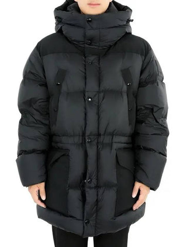 Men's Detachable Hooded Down Padding Black - BURBERRY - BALAAN 1