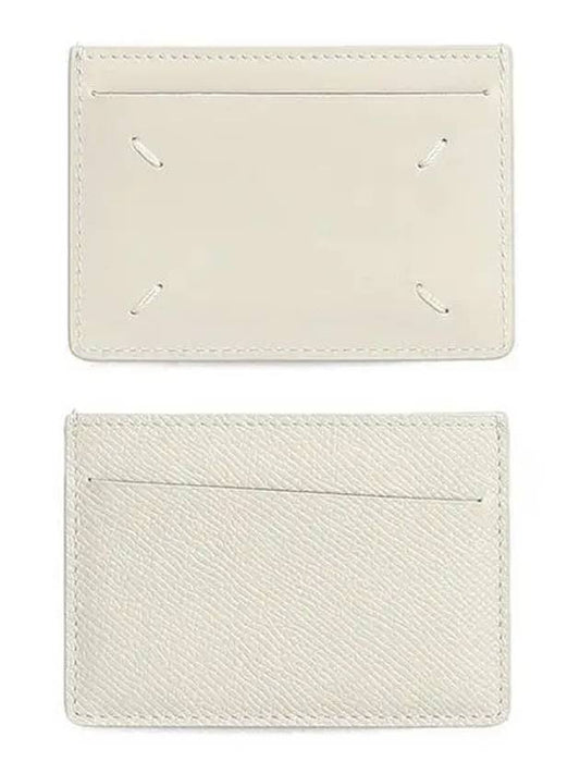 Stitch Single Card Wallet Light Grey - MAISON MARGIELA - BALAAN 2