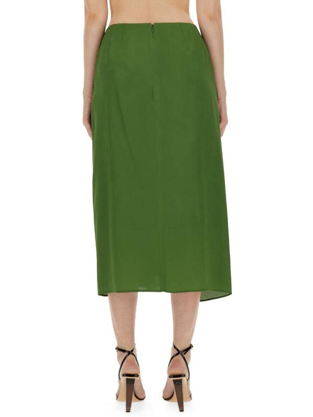 Dries Van Noten Silk Blend Skirt - DRIES VAN NOTEN - BALAAN 3