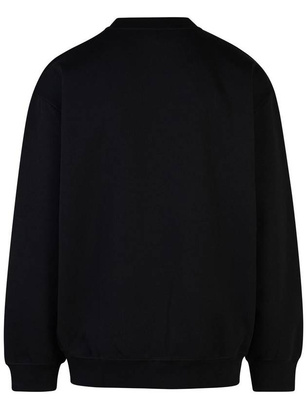 Logo Cotton Sweatshirt Black - A.P.C. - BALAAN 4