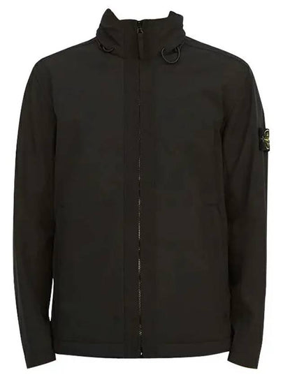 Soft Shell RE Dye Technology Light Weight Zip-up Jacket Black - STONE ISLAND - BALAAN 2