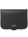 Josh Leather Coin Wallet Black - A.P.C. - BALAAN 2