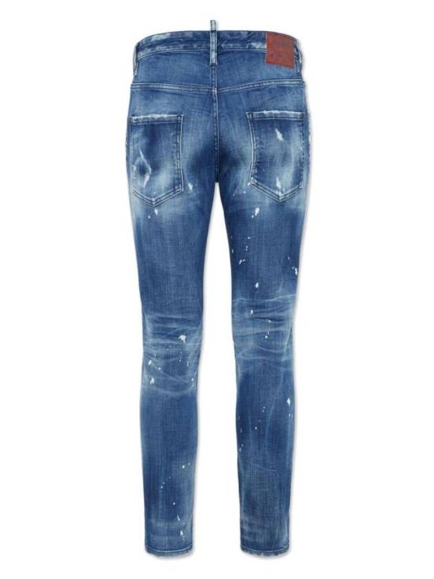 Medium Filo Blu Wash Skater Jeans Navy - DSQUARED2 - BALAAN 3