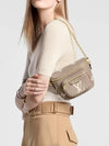 Mini Monogram Empreinte Leather Bum Bag Grey - LOUIS VUITTON - BALAAN 3