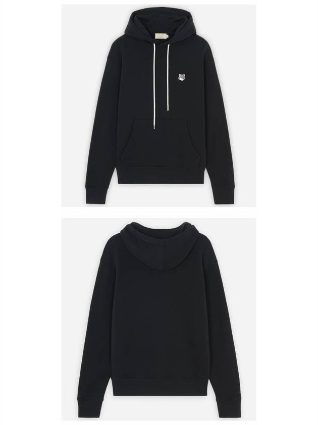 Grey Fox Head Patch Classic Hoodie Black - MAISON KITSUNE - BALAAN 5