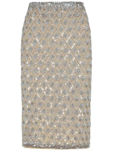 P.A.R.O.S.H. Beige Polyamide Blend Skirt - P.A.R.O.S.H. - BALAAN 1