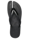 Tabi Leather Flip Flops Black - MAISON MARGIELA - BALAAN 2