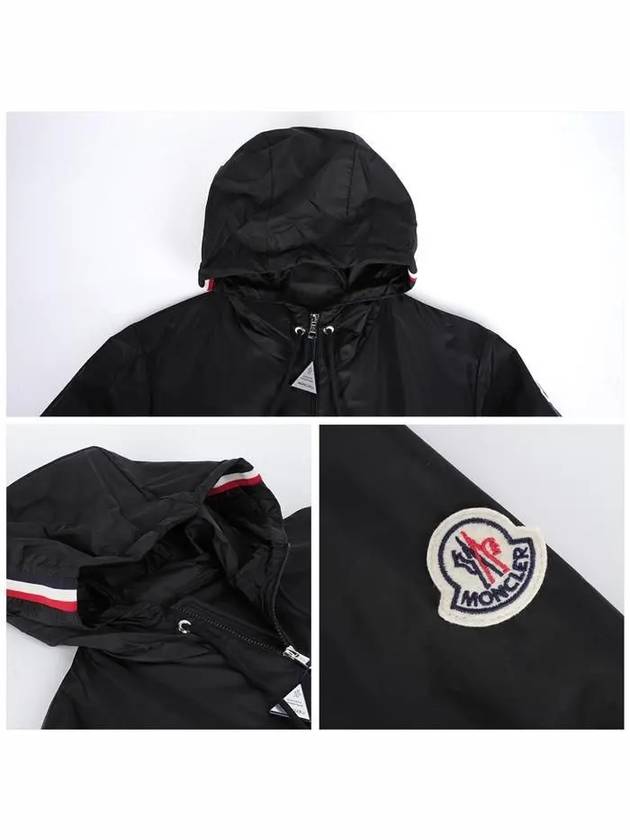 Men's Grimpeurs Hooded Windbreaker Black - MONCLER - BALAAN 6