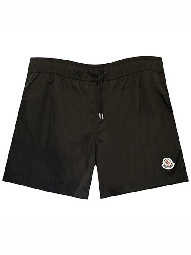 2C00009 53326 999 Logo Patch Swim Shorts Black Men s Pants TEO - MONCLER - BALAAN 1